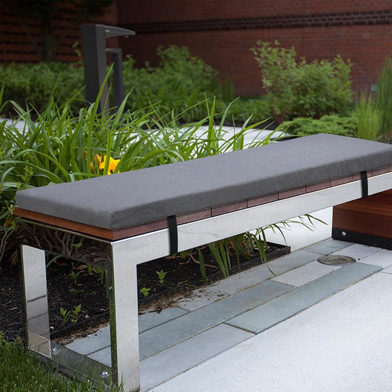 Bankkussen, stoelkussen voor vensterbank, wasbaar, afneembaar tuinbank, antislip, bankkussen, zitkussen voor buiten, tuinmeubelen, terras, binnen