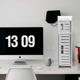 Toiletpapierhouder, verchroomde toiletpapierhouder achter toiletopslag voor toiletkast, toiletpapierhouder met toiletpapierhouder