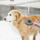 Premium Fachtborstel Dierenhaarkam DeShedding Tool Haarverwijderaar Professionele vachtverzorging voor hond & kattenbontborstel, roze