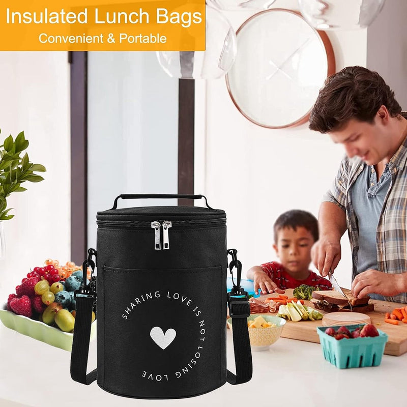 Koeltas, 9 liter, picknicktas, koeltas, isolatietas, lunch, koelbox voor picknick, lunchtas, isolatietas, lunchtas, koeltas voor werk, school en onderweg
