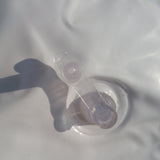 Opblaasbare kleerhangerset voor op reis X 2 Witte ronde schouder, draagbaar, opvouwbaar, ruimtebesparend, antislip, opvouwbaar voor thuis, auto, camping, binnen en buiten