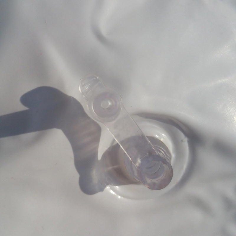 Opblaasbare kleerhangerset voor op reis X 2 Witte ronde schouder, draagbaar, opvouwbaar, ruimtebesparend, antislip, opvouwbaar voor thuis, auto, camping, binnen en buiten