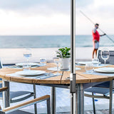 Parapluhouder balkonreling, parasolhouder balkonreling, parasolhouder balkon Kan worden gemonteerd op balkons, stoelen, stands, balustrades (zwart)