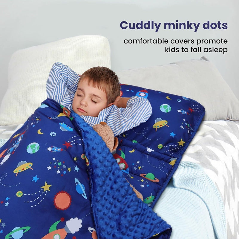 Slaapzak dinosaurus voor kinderen, kinderslaapzak met hoofdkussen, 2-in-1 slaapzak voor jongens en meisjes