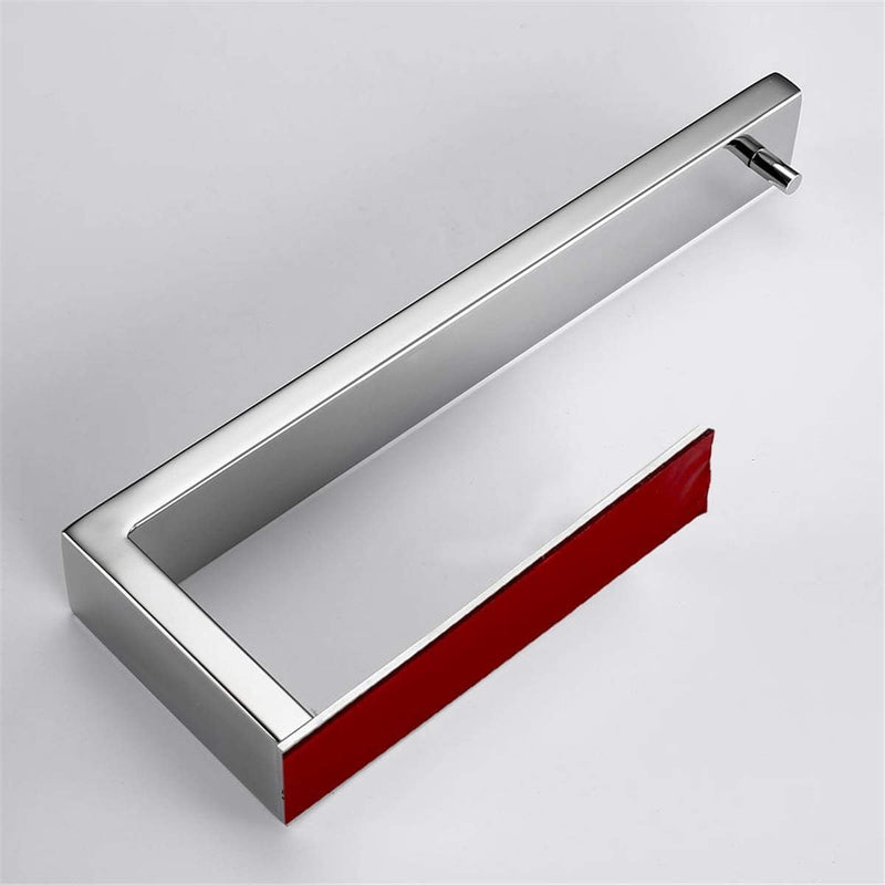 Handdoekring SUS 304 roestvrij staal geborsteld zilver Handdoekhouder Wandmontage Zelfklevend (geen boren)