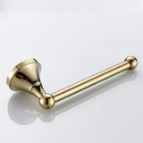 Toiletrolhouder zonder deksel Messing Badkamer Toiletrolhouder Wandmontage Gepolijst Goud