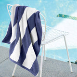 Strandhanddoeken - Cabana Gestreept Klassiek 100% katoenen badstof Ringgesponnen zwembadhanddoek Sneldrogend 450 gsm 2-pack voor volwassenen (variëteit - 4-pack 30 "x 60")