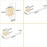 Badkameraccessoireset - Handdoekstang/Bar + Toiletrolhouder/Tissuehouder + Handdoekhaak Wandmontage