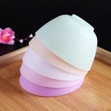 5 stuks siliconen gezichtsmasker kom, schaal voor huidverzorging, draagbare siliconen schaal, silicagel, voor doe-het-zelf gezichtsmasker, gezichtsverzorging, schoonheidssalon gereedschap,