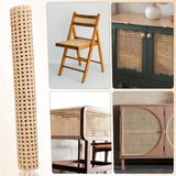 1 rol cane geweven rotan, 55 cm x 1 m, natuurlijke rotan weefselrol voor caning-projecten, mesh, rotan weefsel voor meubels, stoelen en kasten
