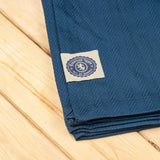 Originele sprei, tijdloos visgraatdesign, 150 x 220 cm, verrekijker, 100% biologisch katoen, zomerdeken, bankdeken, katoenen deken, bedsprei