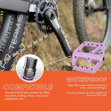 Fietspedalen Fiets gemaakt van nylon Antislip Breed platform - Fietspedaal 9/16 inch lager Waterbestendig Anti-stof Mountainbike-pedalen Pedalen MTB-pedalen Grindfiets Racefiets-pedalen