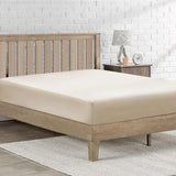 Hoeslaken 120x200x30, microvezel het hele jaar door beige