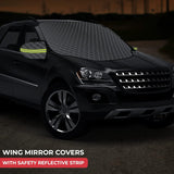 Autoruithoes Winter - Magnetische voorruithoes Groot - Opvouwbaar, extra dik en waterdicht - voor vorst, ijs, sneeuw, zon - 153 x 127 cm