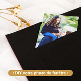 Fotoalbum 10 x 15 1000 extra groot XXL linnen insteekalbum voor portret- en landschapsfoto's Afbeeldingen rood