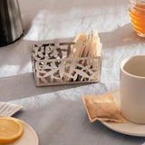 Thee/suiker tas houder (msa29), zilver