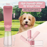 Hondendrinkfles, 550 ml, opvouwbare waterfles voor honden, draagbare drinkfles voor honden, waterbak voor huisdieren, lekvrij, waterdispenser voor honden voor wandelen, reizen en kamperen,