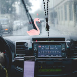 Flamingo, ornamenten, decoratiefiguur, sculptuur voor auto, bureau, tuin, balkon, bruiloft, decoratie, roze