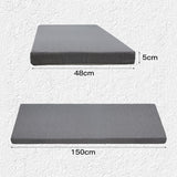 Bankkussen, stoelkussen voor vensterbank, wasbaar, afneembaar tuinbank, antislip, bankkussen, zitkussen voor buiten, tuinmeubelen, terras, binnen