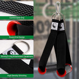 2 stuks eenhandsgrepen, lattrekgreep voor fitnessbandenset, ideaal voor workout aan het trekkoord, kabelstation of krachttoren, oefeningen