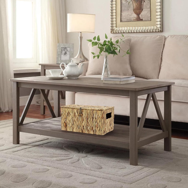 Natuurlijke opbergmand van waterhyacint zeegras, geweven waterdichte opbergkist met deksel in de woonkamer, keuken, kledingkast voor kleding, boeken, groenten, cosmetica, 31 x 18 x 16 cm