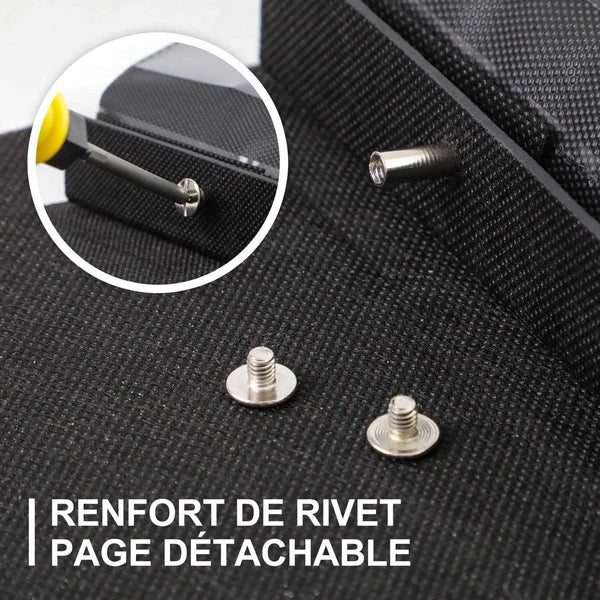 Fotoalbum 10 x 15 1000 extra groot XXL linnen insteekalbum voor portret- en landschapsfoto's Afbeeldingen rood