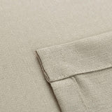 Vitrage, linnenlook, bistrogordijn, bruin gordijn, raamgordijn, gaas, paar, sjaals, vitrage, raamgordijn voor keuken, woonkamer, landhuis, set van 2, 90 x 115 H (cm) taupe