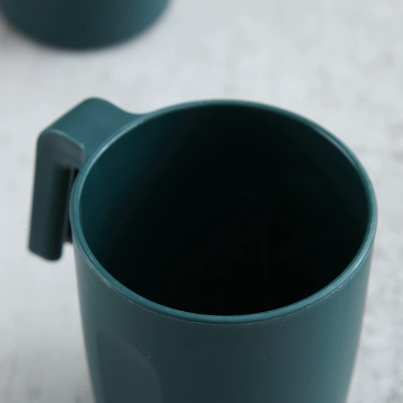 Beker met handvat 8, koffiekopjes 450 ml, onbreekbare drinkbekers voor kinderen en volwassenen, herbruikbare bekers voor water, melk, thee, koffie, voor thuis, kamperen, picknicken, reizen