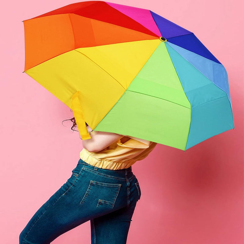 Paraplu zakparaplu, stormbestendig, zakparaplu, ribben, windbestendig, storm, zakparaplu, paraplu voor heren en dames, klein, licht, compact