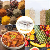 Snackschaal, serveerschaal, snackbord met 8 vakken, snackschaal met deksel, plastic snackbord, fruitbord met deksel, snackopbergdoos voor noten, desserts