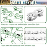 Fietsketting, 9-voudige fietsketting, 116 schakels, fietsketting-set voor MTB/Road/E-bike