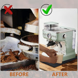 Onderlaag koffie siliconen koffiemachine afdruipmat servies siliconen mat gootsteen accessoires keuken antislipmat placemats voor koffie, gootsteen, huisdieren, zwart