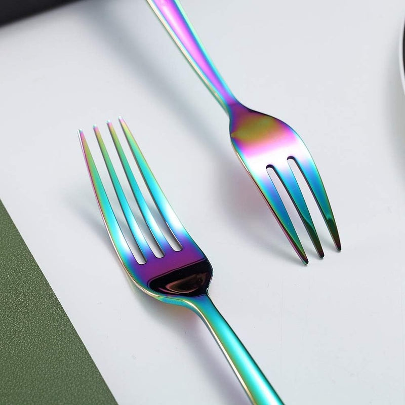 24/30 Piece Cutlery Set (Black/Gold/Copper/Rainbow)