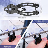 Fietskettinggereedschap, 10 stuks, fietsreparatieset voor 6/7/8/9/10 snelheidsketting, kettingklinknagel, ketting, schakeltang, kettingleuning, fietskettingen, klinknagels voor universele fiets