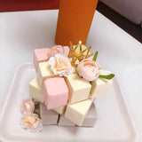 15 holtes 1,4" vierkante siliconen mal kubus mal voor het maken van chocolade snoep cake ijsblokjes truffel pralines pak van 2