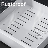 Uittrekbare kastorganizer, uittrekbare ladeplanken voor keukenkast, uitrolbare uittrekbare lade (30 cm B x 43 cm D x 9 cm H), boren en spijkeren niet nodig (wit)