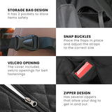 Autodeken voor honden, gevoerde en antislip kofferbakbescherming voor alle hondenrassen, verstelbaar en wasbaar, beschermt stoelen en alle soorten auto's.