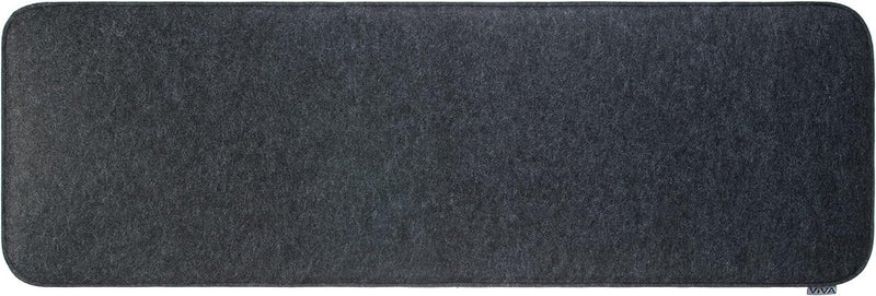 Bankkussen vilt ca. 118x38x2 cm bankkussen indoor/outdoor kussen antraciet