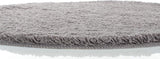 Badmat Ø 60 cm badmat badmat rond grijs
