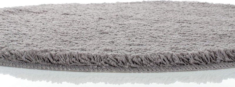 Badmat Ø 60 cm badmat badmat rond grijs