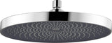 Design hoofddouche, douchekop, regendouche, ronde hoofddouche, diameter 260 mm, premium doucheset, massagedouche voor spa (chroom)