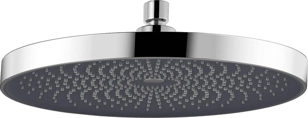 Design hoofddouche, douchekop, regendouche, ronde hoofddouche, diameter 260 mm, premium doucheset, massagedouche voor spa (chroom)