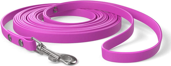 10 m sleeplijn, hondenriem, polsband, magenta, extra smal, vuil- en waterafstotend