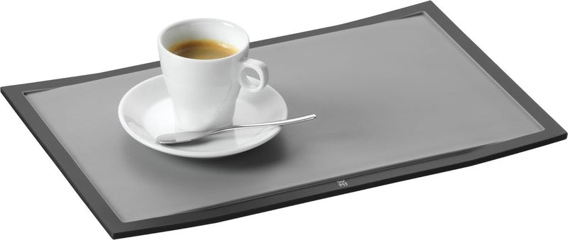 Snijplank Touch zwart 32 x 20 cm rechthoekig van kunststof sapgroeven vaatwasmachinebestendig eenvoudige reiniging & maatbeker 1 l Gourmet van hittebestendig glas