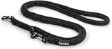 Verstelbare hondenriem met reflecterende strepen Multifunctionele lijn hoge kwaliteit trainingslijn lengte 200 cm zwart