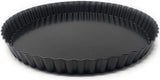 Taartvorm met hefbodem - Quichevorm - Taartbodem - Gegolfde bakvorm voor taarten - Koolstofstaal - Antiaanbaklaag - 26 cm
