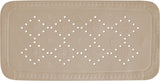 Taupe, douchemat, badmat, badmat, badmat, anti-slip, met zuignappen, ca. 36 x 91 cm