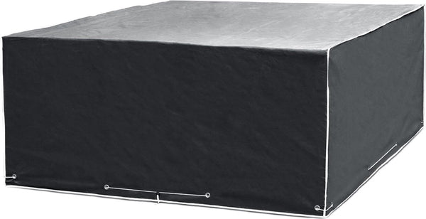 Grote beschermhoes voor tuinmeubelen, rechthoekig, Oxford weefsel, weerbescherming, waterdicht, uv-bescherming, afmetingen 200 x 160 x 70 cm