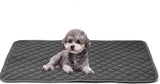 Waterdichte hondendeken, 210 x 130 cm, robuuste hondenmat als bescherming voor bank en bed, antislip hondendeken, ook geschikt voor grote honden, machinewasbaar (grijs)