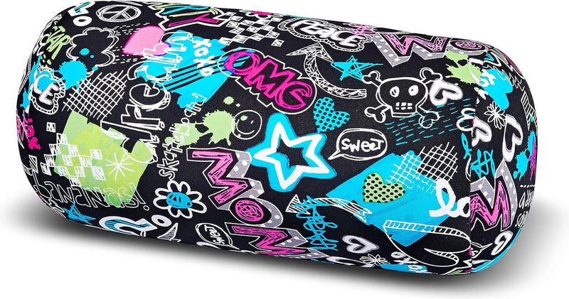 Rol relaxkussen Party, 5286, zwart bont 33x17